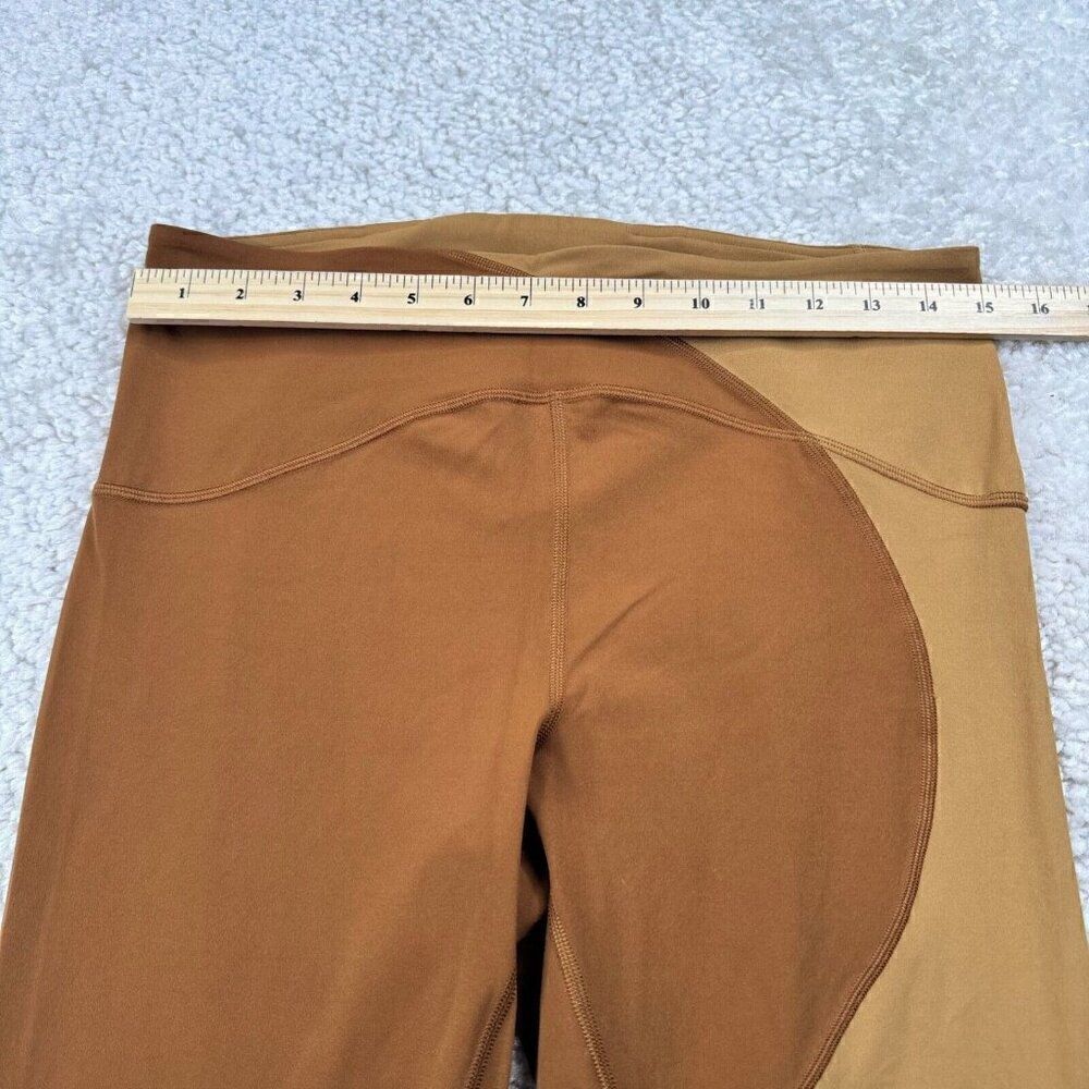 Lululemon Nulu Colorblock High Rise Limited Edition Legging Copper Brown Sable - Picture 9 of 11